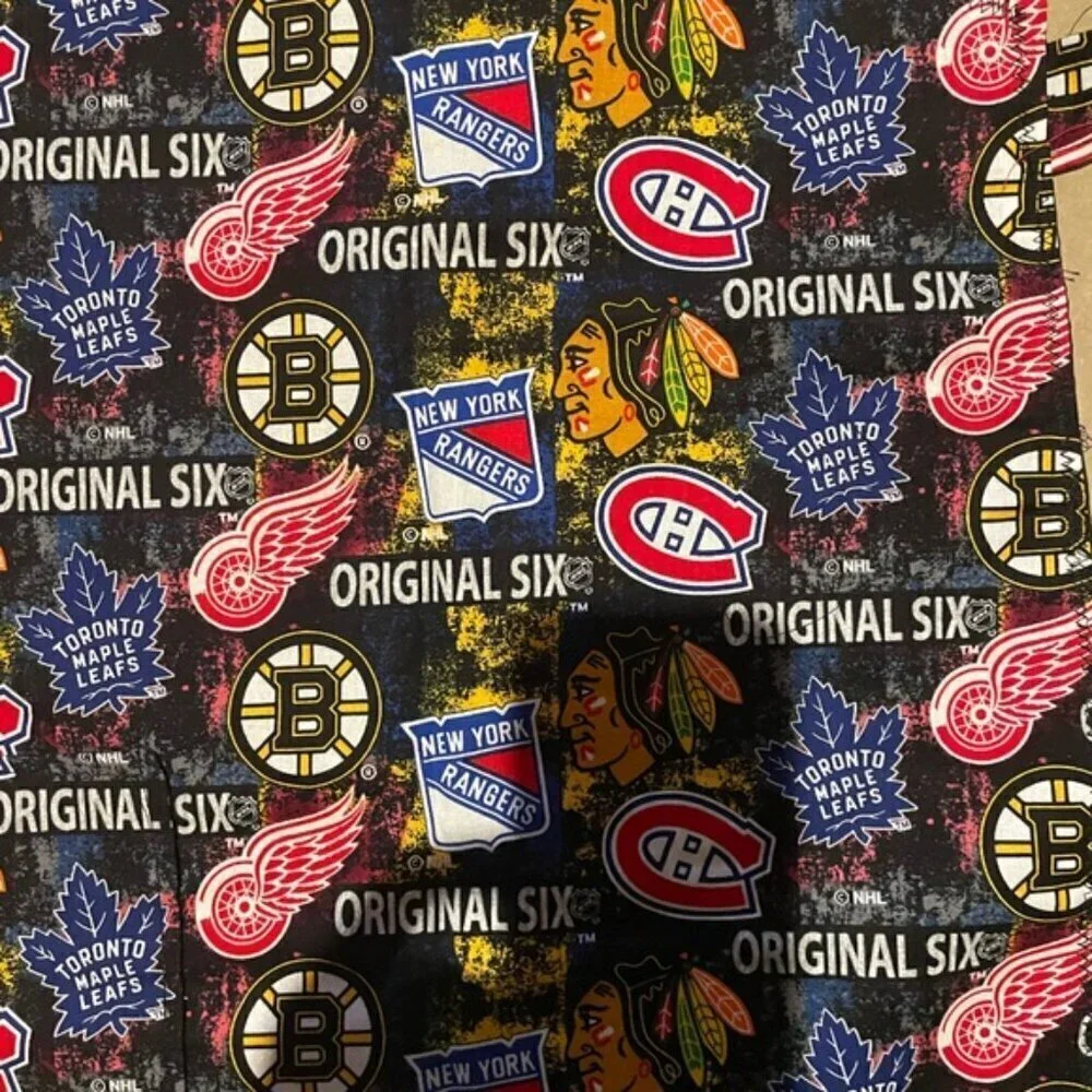 Barbeque Apron Original 6 Hockey Teams